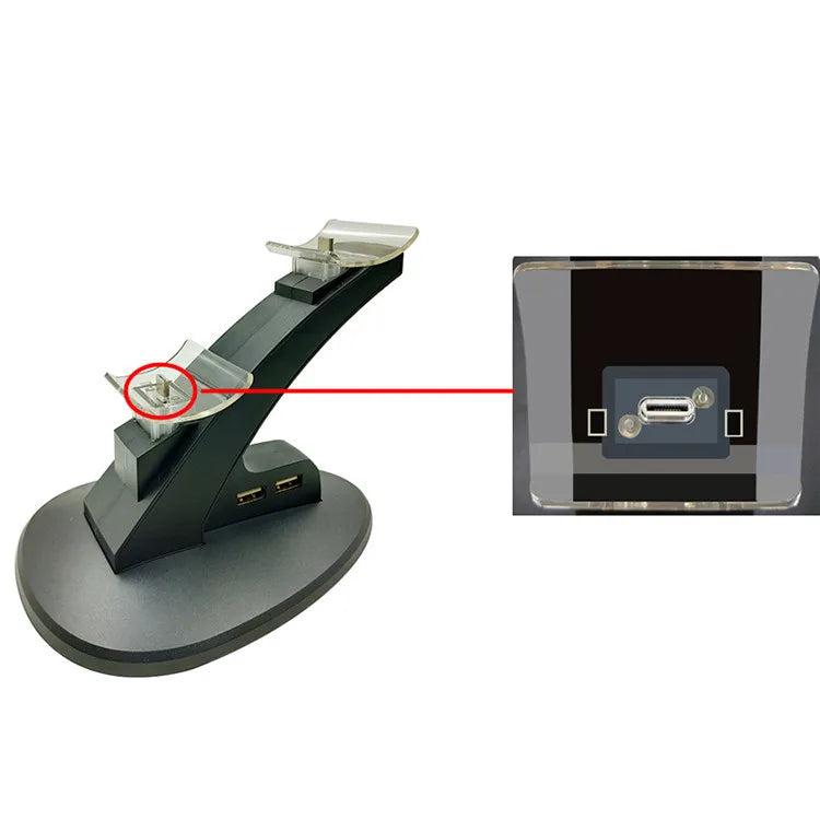 Switch Pro Controller Charging Dock with LED Indicator