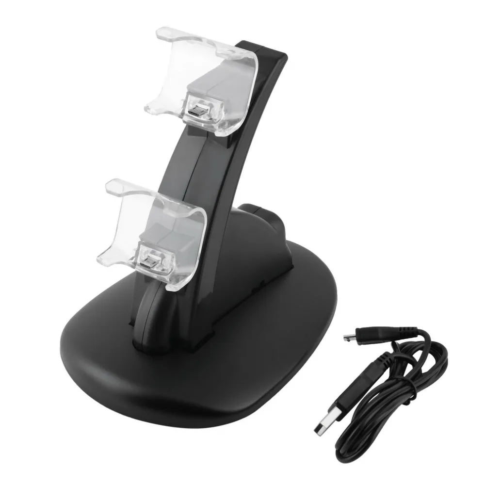PS4 Controller Dock with LED Dual USB Charging — Tidy