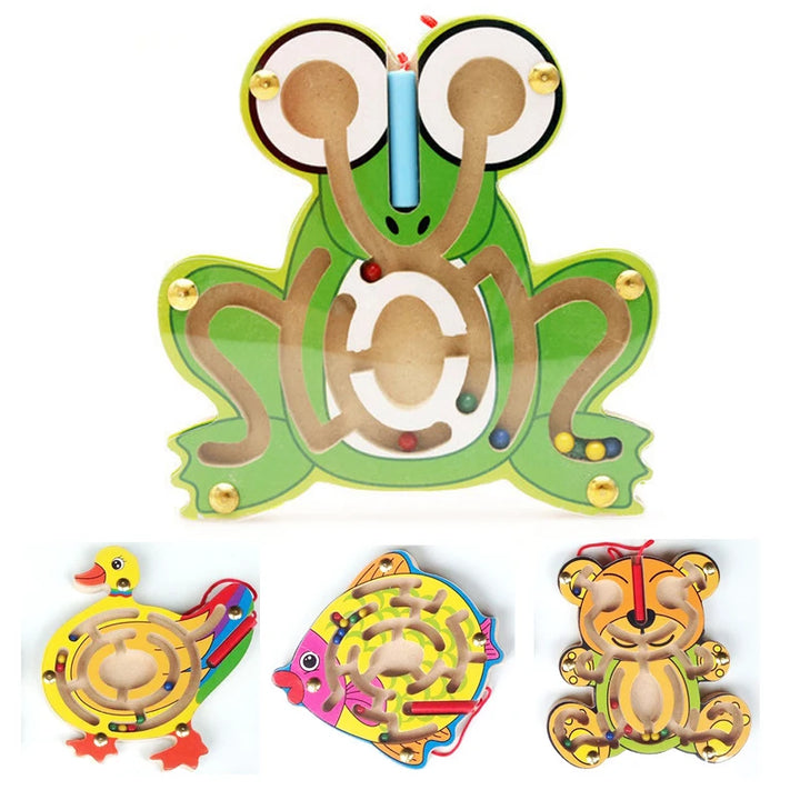 Montessori Wooden Puzzle Toys for Hands-On Learning