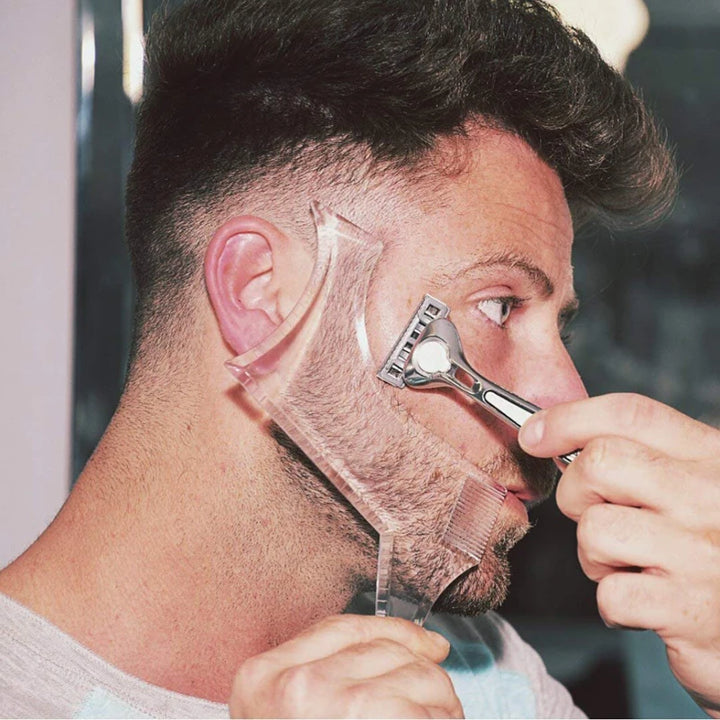 Beard Shaping Template Comb — Sharp Lines Every Time