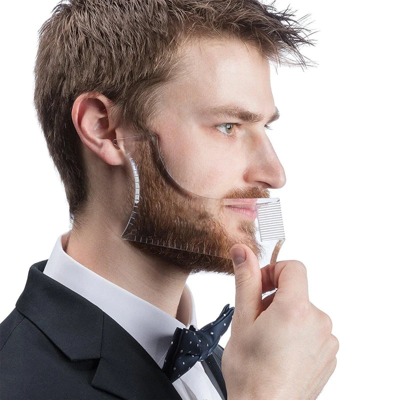 Beard Shaping Template Comb — Sharp Lines Every Time