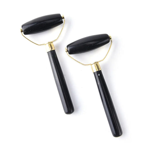 Obsidian Quartz Facial Roller — Ageless Glow for Firmer Skin