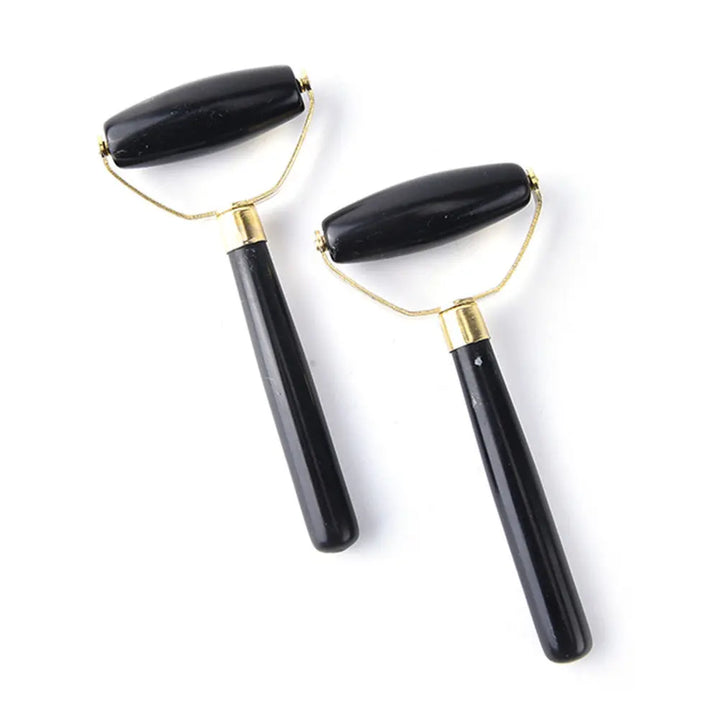 Obsidian Quartz Facial Roller — Ageless Glow for Firmer Skin