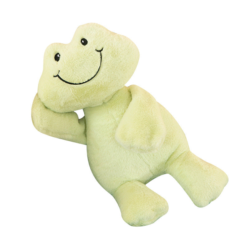 Happy Frog Plush Toy for Cozy Comfort and Cheerful Decor
