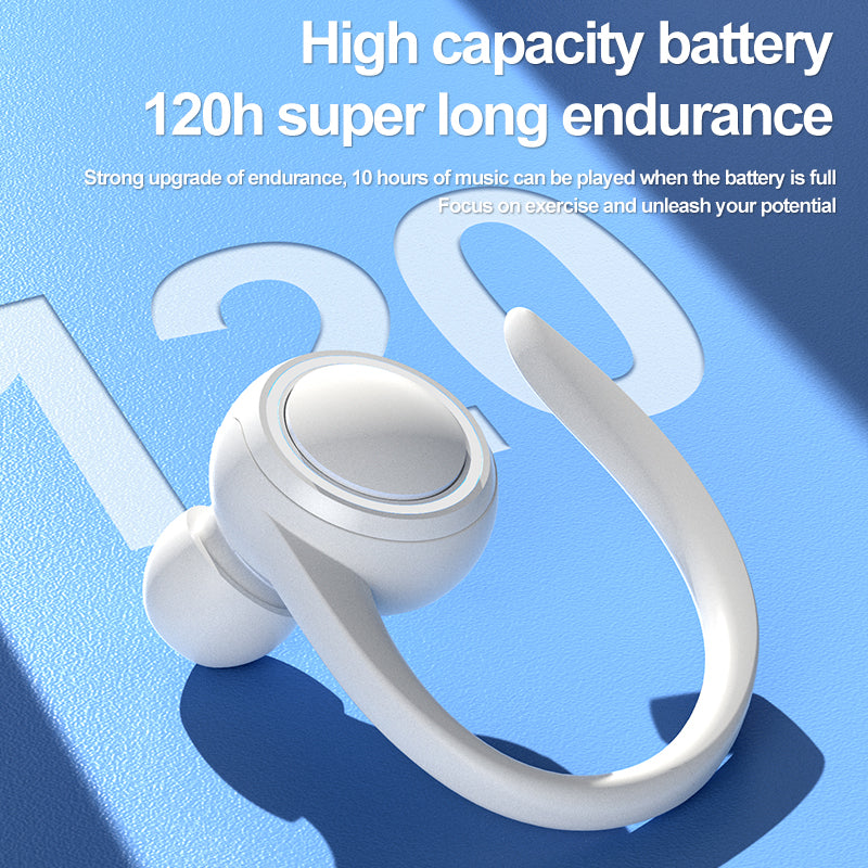 Single-Ear Bluetooth 5.2 Headset for Running and Gym