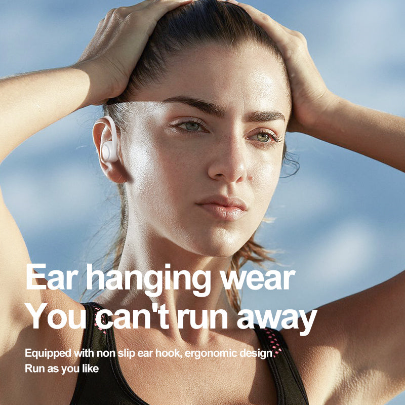 Single-Ear Bluetooth 5.2 Headset for Running and Gym