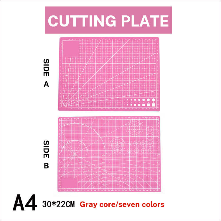 Craft Cutting Mat with Precise Grid & Angle Guides