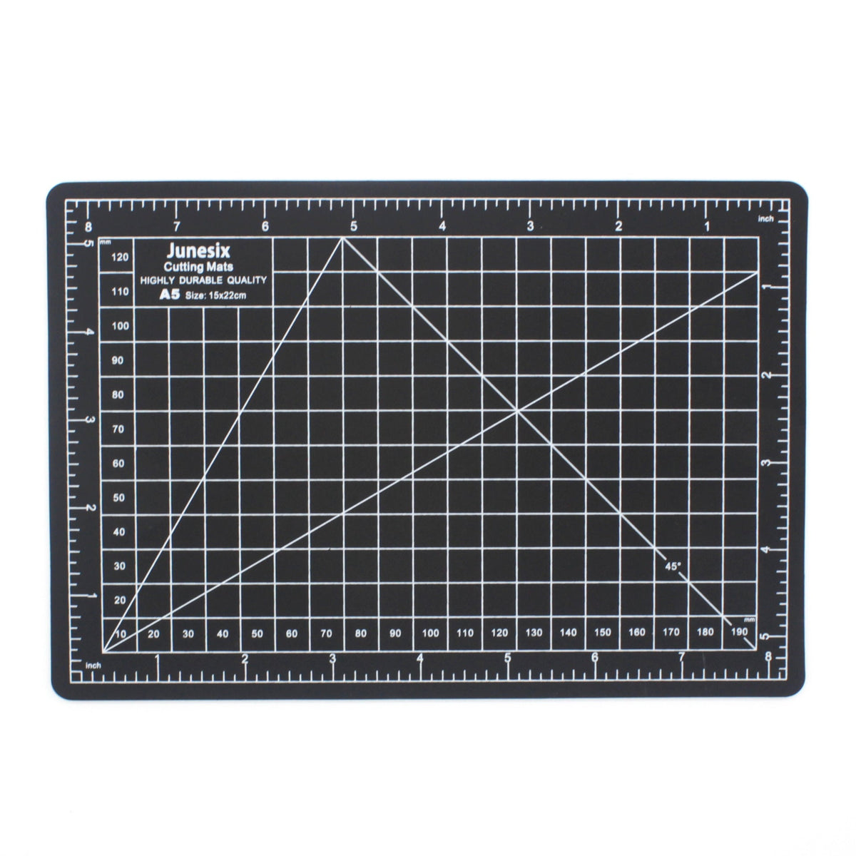 Craft Cutting Mat with Precise Grid & Angle Guides