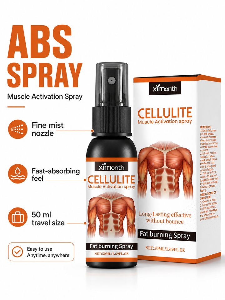 Muscle Activation Spray — Tighten & Shape Abs, No Greasiness