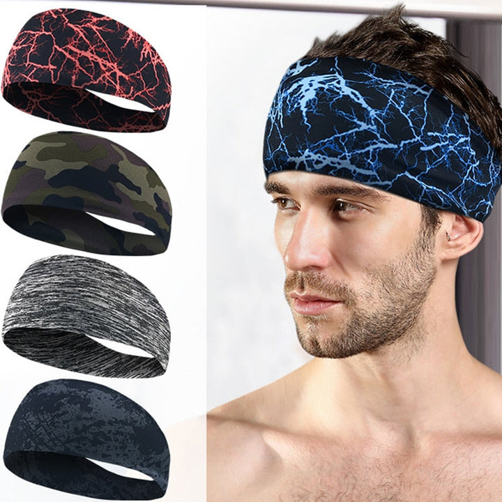 Sweat-Wicking Sport Headband for Yoga, Cycling, Gym