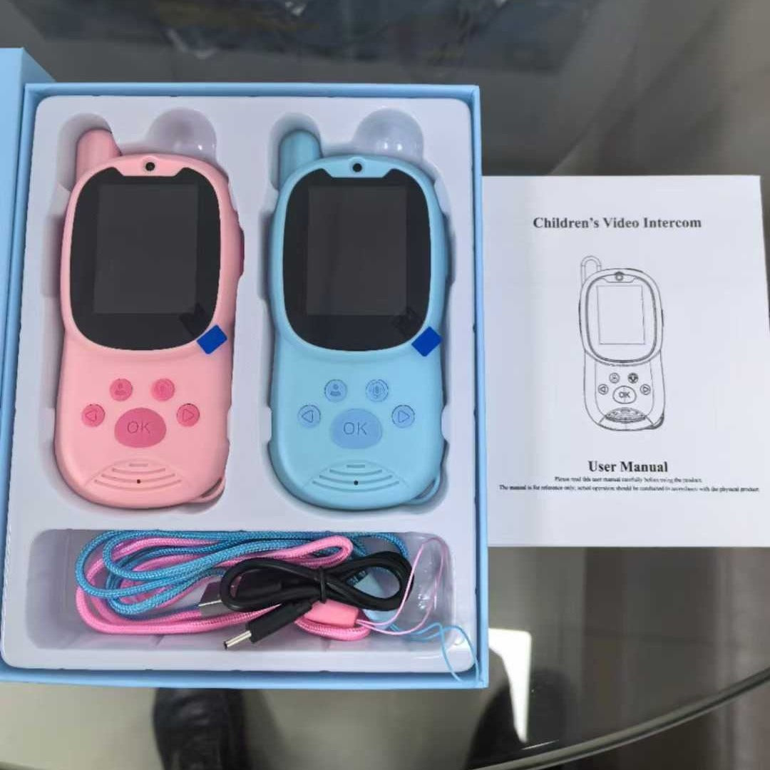 Kids Video Intercom Toy for Two-Way Screen-to-Screen Play