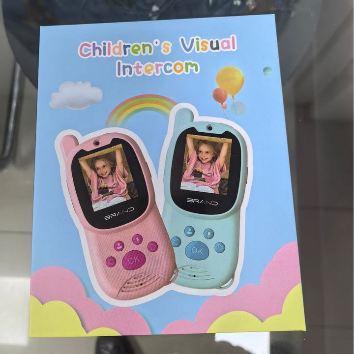 Kids Video Intercom Toy for Two-Way Screen-to-Screen Play