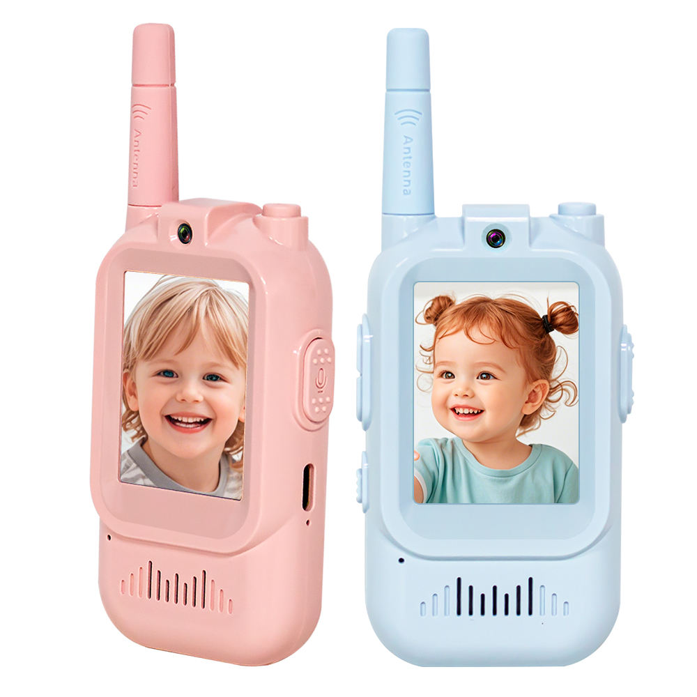 Kids Video Intercom Toy for Two-Way Screen-to-Screen Play
