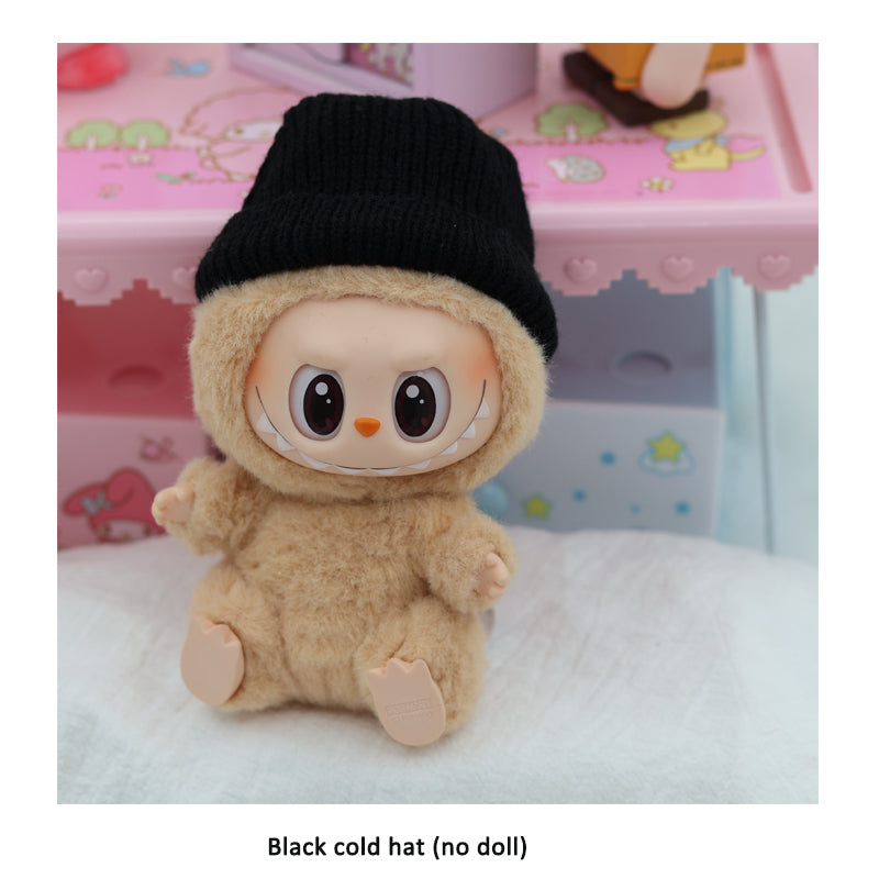 Labubu Doll Accessories: Black Streetwear Styling Set