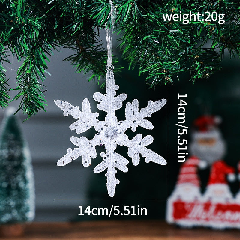Acrylic Christmas Ornaments for Sparkling Icy Trees