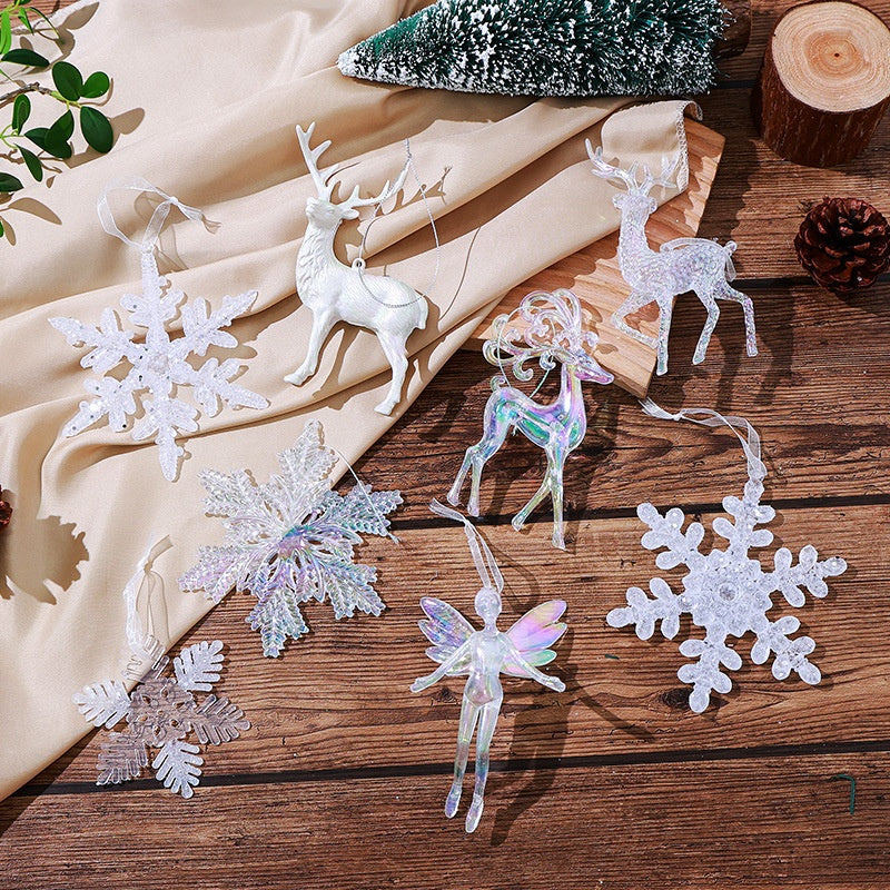 Acrylic Christmas Ornaments for Sparkling Icy Trees