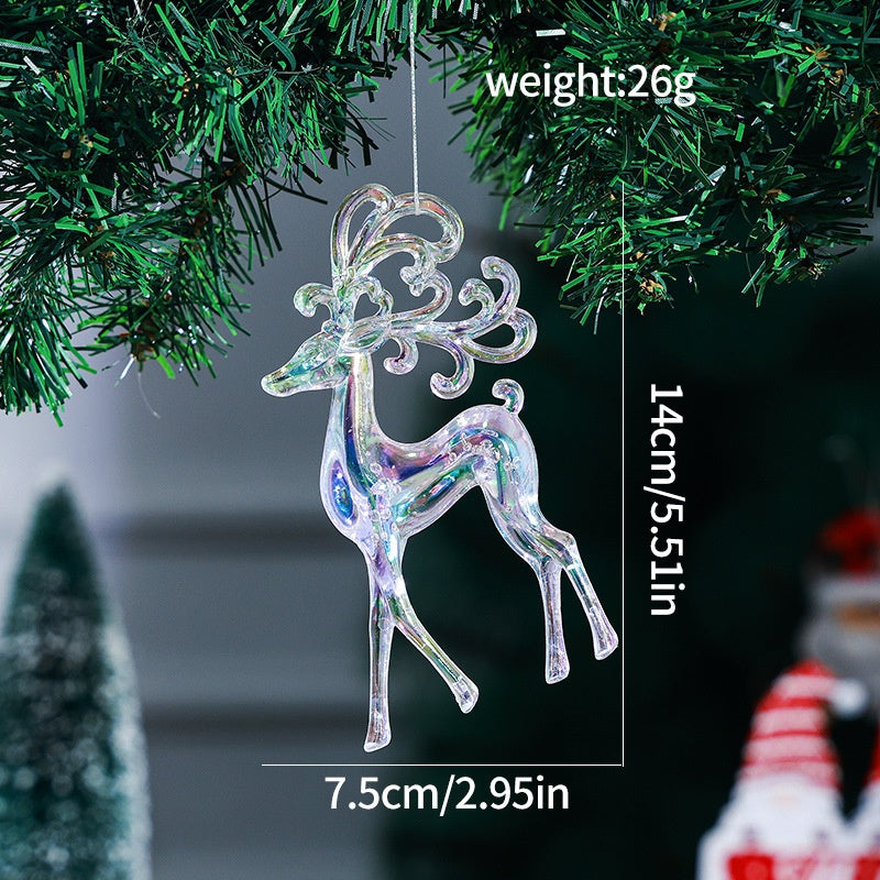 Acrylic Christmas Ornaments for Sparkling Icy Trees
