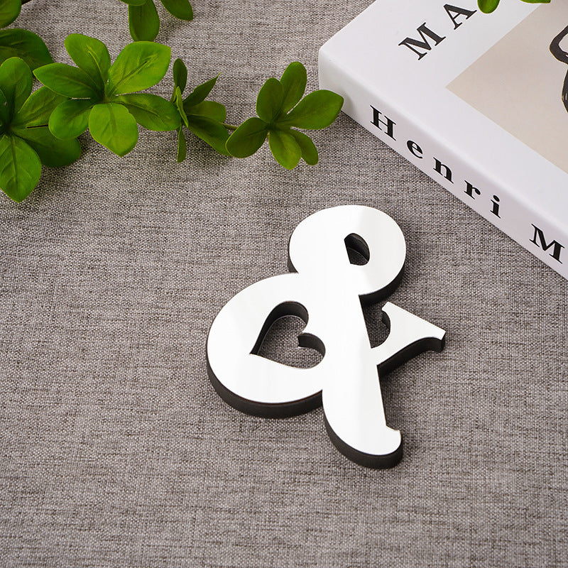 Acrylic Mirror Letters for Eye-Catching Wall Decorations
