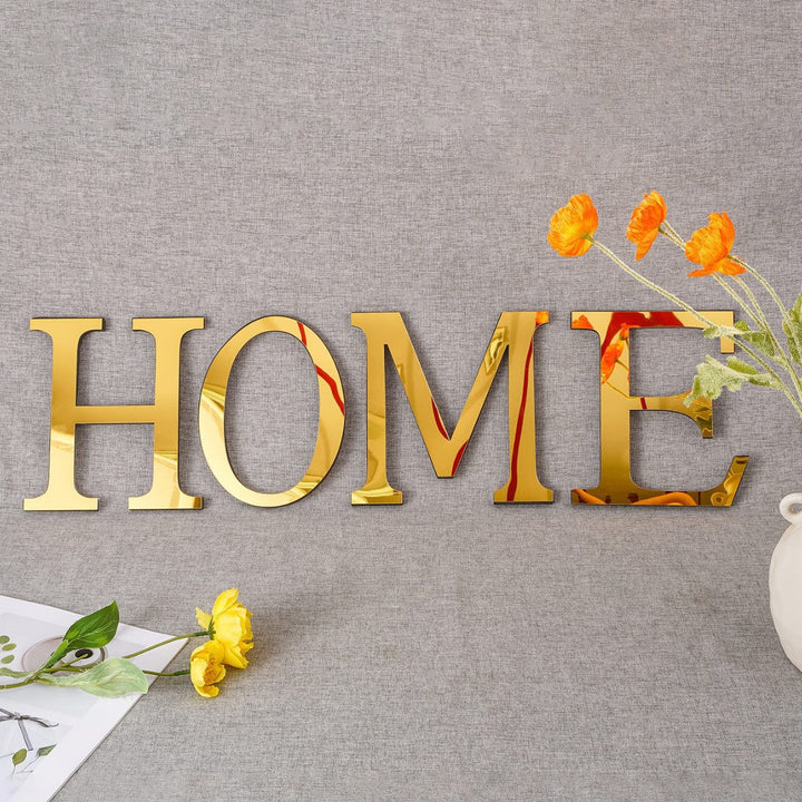 Acrylic Mirror Letters for Eye-Catching Wall Decorations