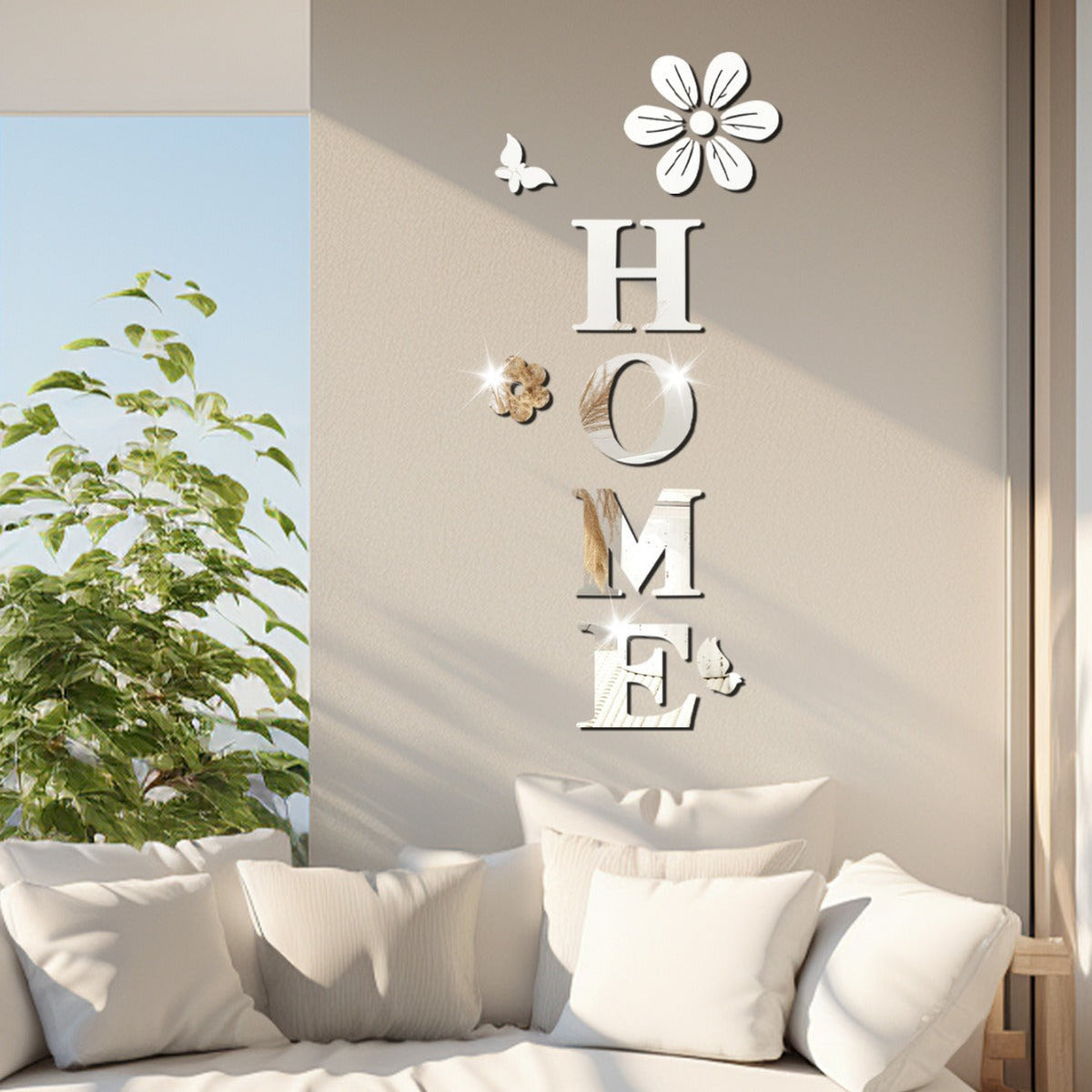 Acrylic Mirror Wall Stickers for Elegant Home Decor