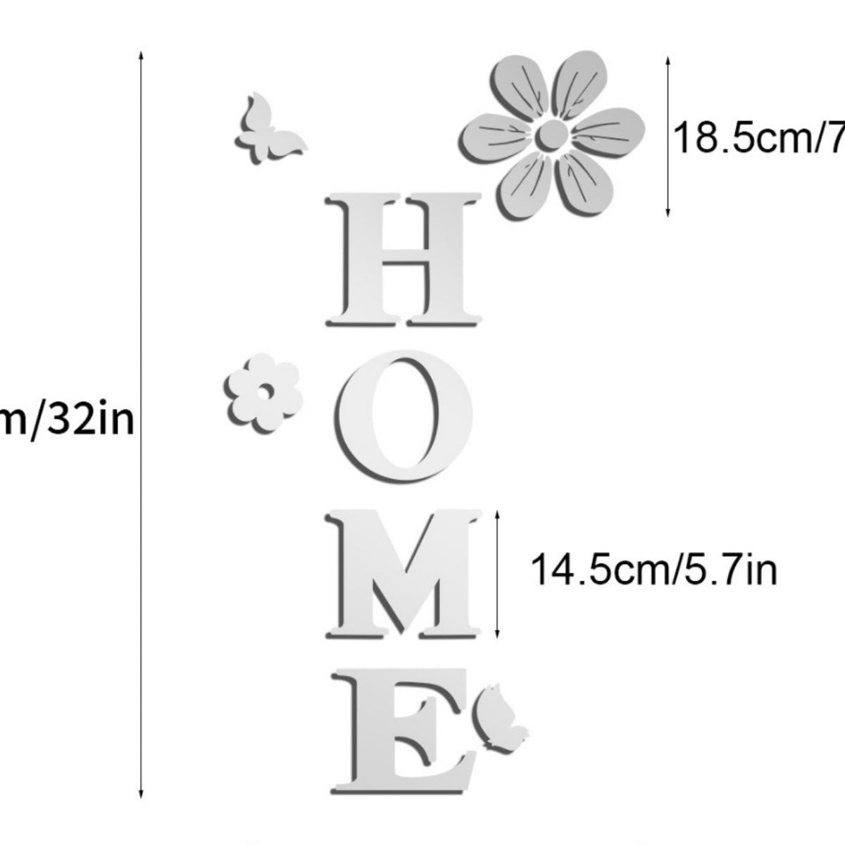 Acrylic Mirror Wall Stickers for Elegant Home Decor