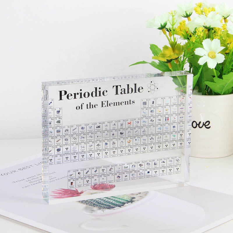 Acrylic Periodic Table Display for Study Space Decor