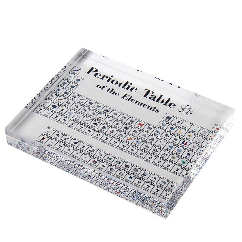 Acrylic Periodic Table Display for Study Space Decor