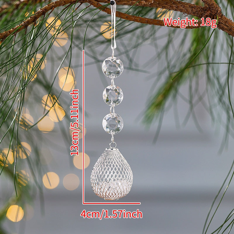 Crystal Christmas Tree Ornaments | Winter Sparkle