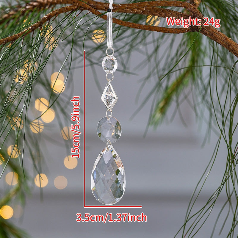 Crystal Christmas Tree Ornaments | Winter Sparkle