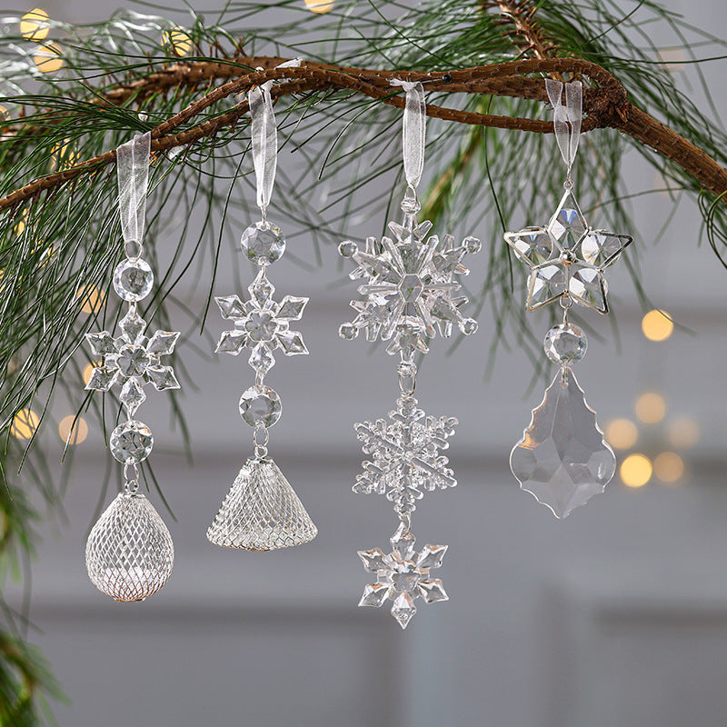Crystal Christmas Tree Ornaments | Winter Sparkle