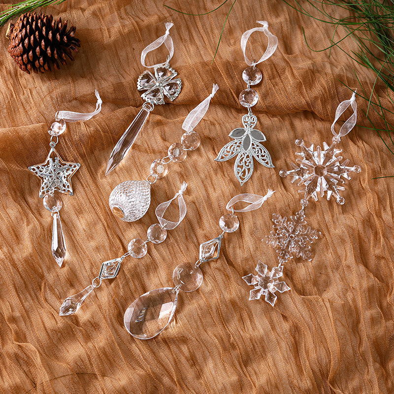 Crystal Christmas Tree Ornaments | Winter Sparkle