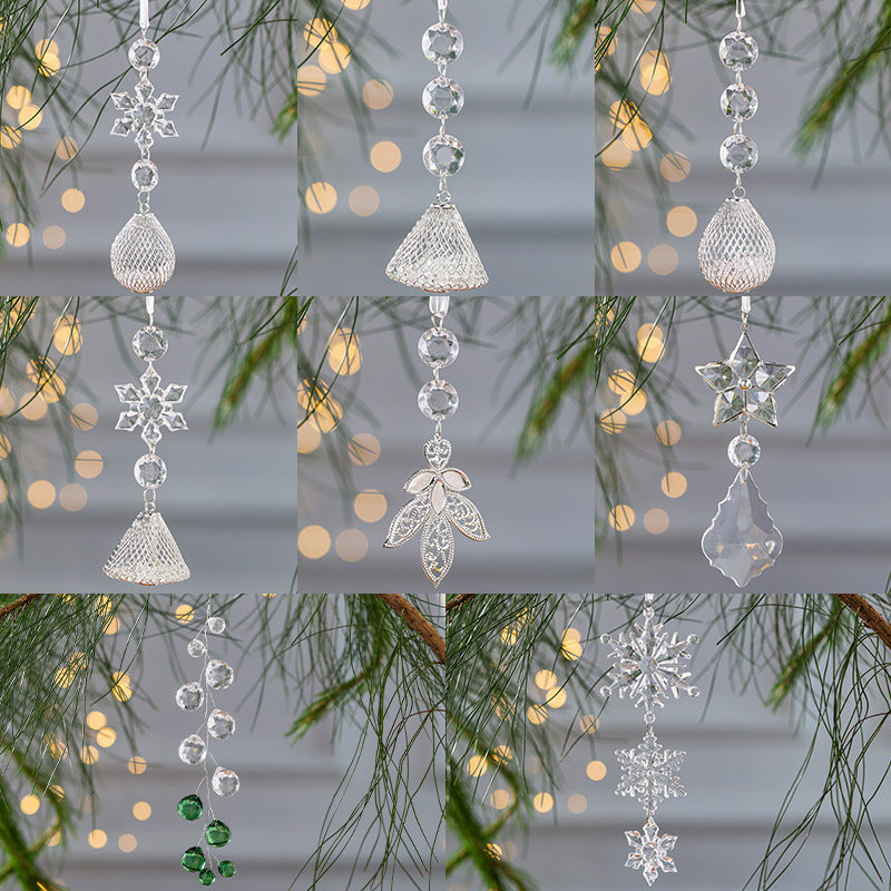 Crystal Christmas Tree Ornaments | Winter Sparkle