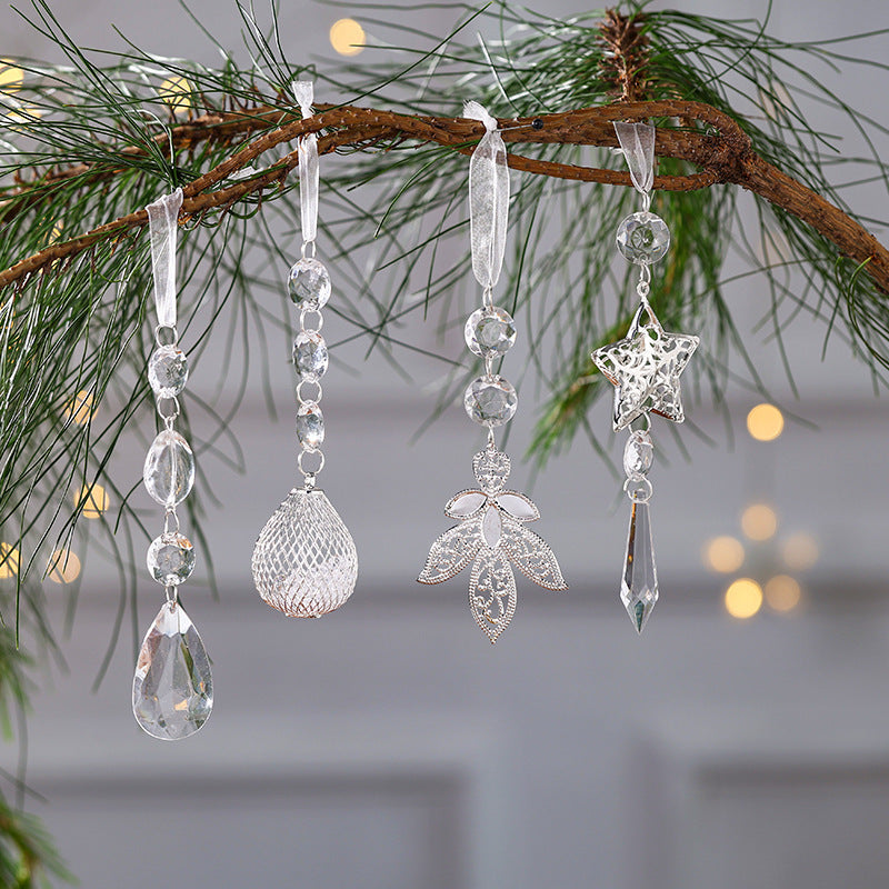 Crystal Christmas Tree Ornaments | Winter Sparkle