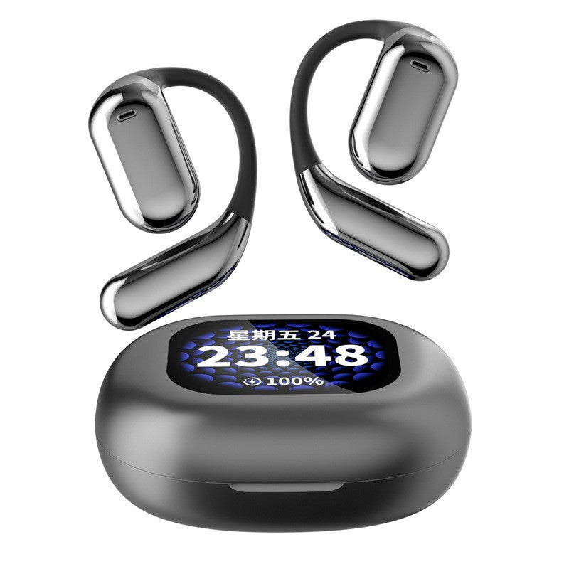 Open-Ear Wireless Earbuds: Lightweight Ear-Hook Comfort