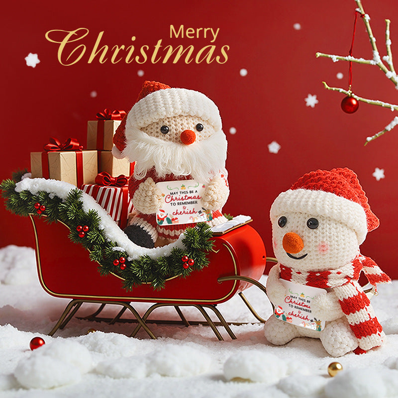 Crochet Santa Doll Keepsake Christmas Decor Gift Idea