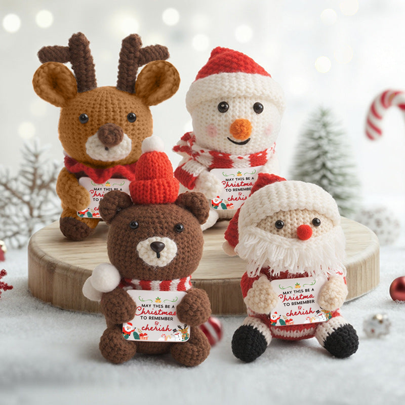 Crochet Santa Doll Keepsake Christmas Decor Gift Idea