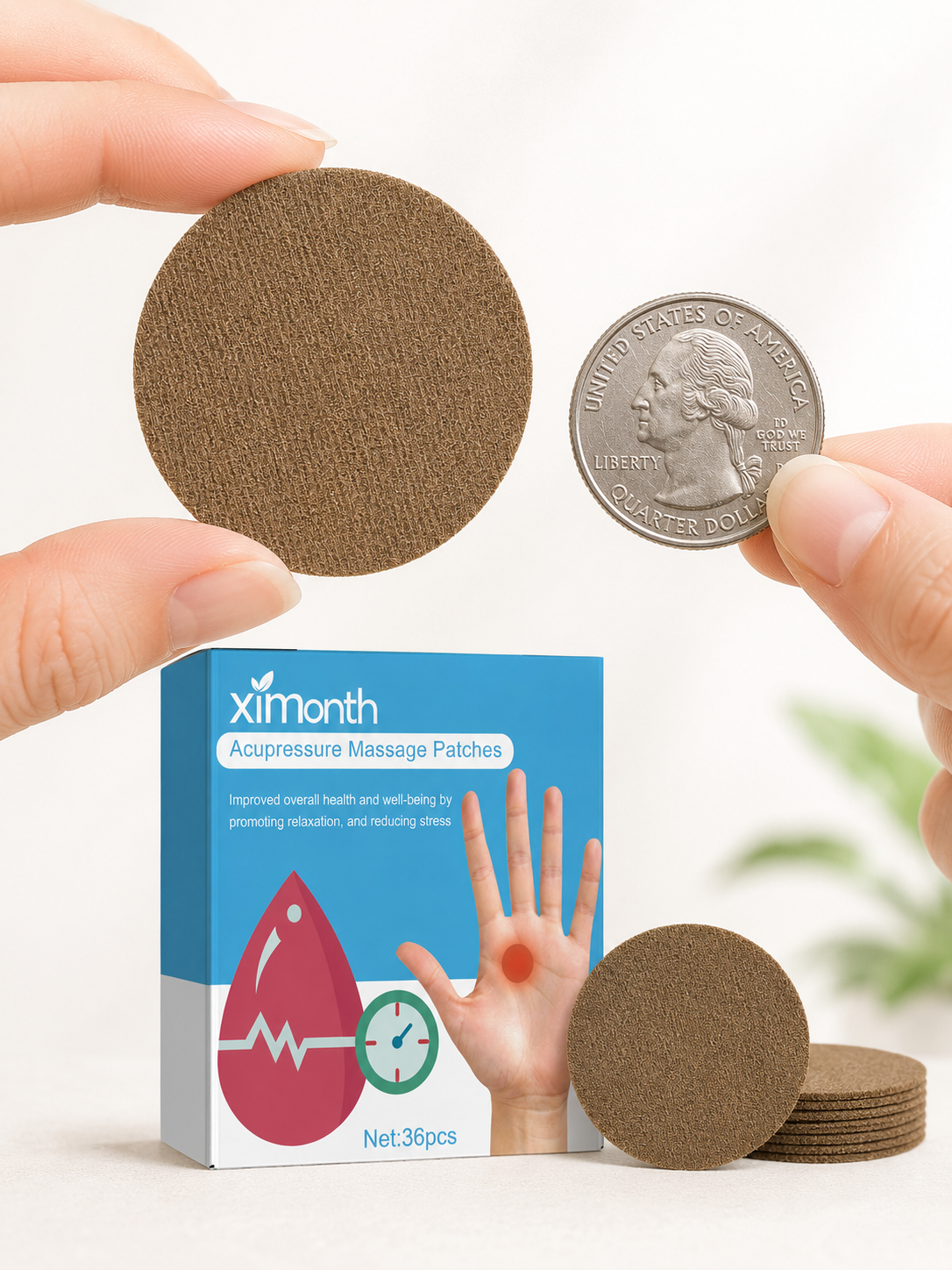 Acupressure Massage Patches — Drug-Free Stress & Health