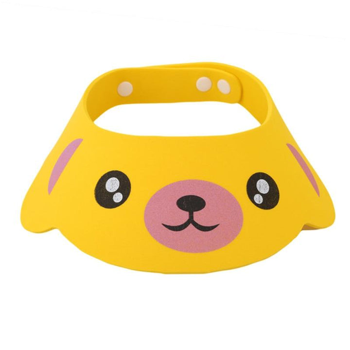 Adjustable Baby Shower Hat for Calmer Hair Washes