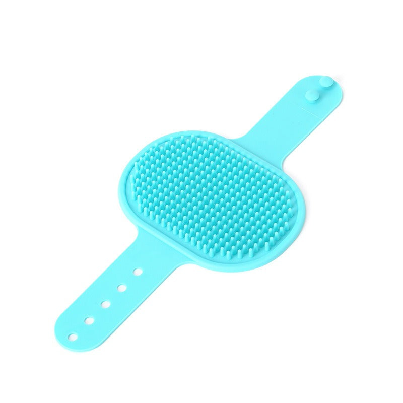Silicone Pet Bath Brush for Gentle Deep-Cleaning Grooming