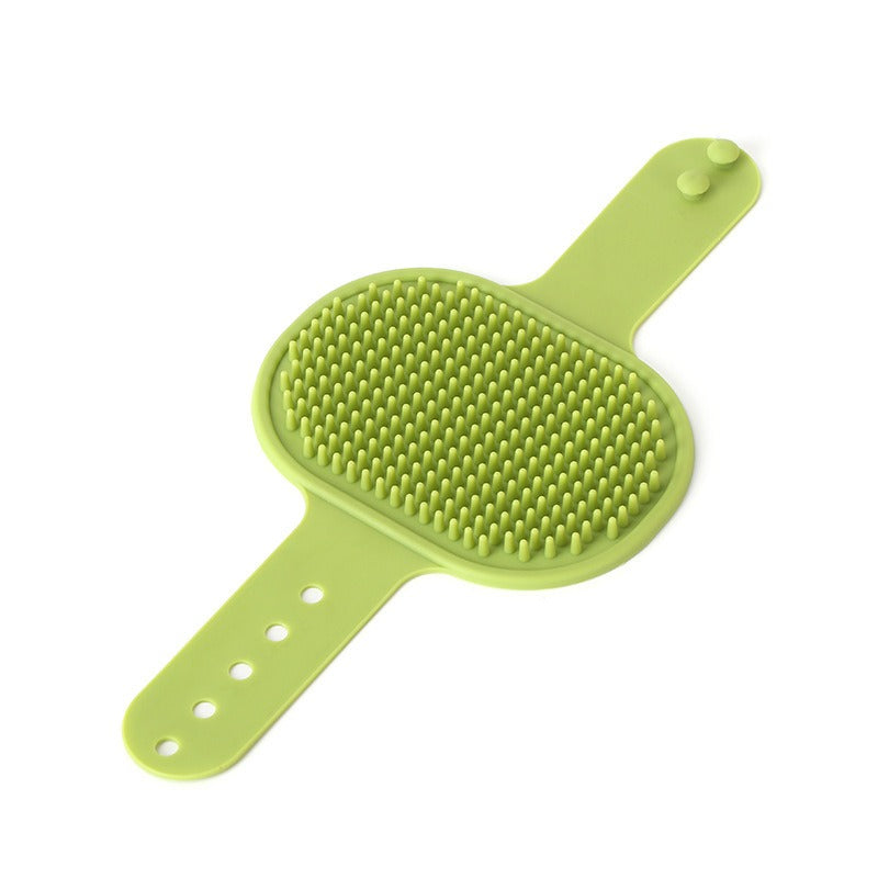 Silicone Pet Bath Brush for Gentle Deep-Cleaning Grooming