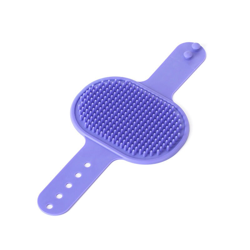 Silicone Pet Bath Brush for Gentle Deep-Cleaning Grooming