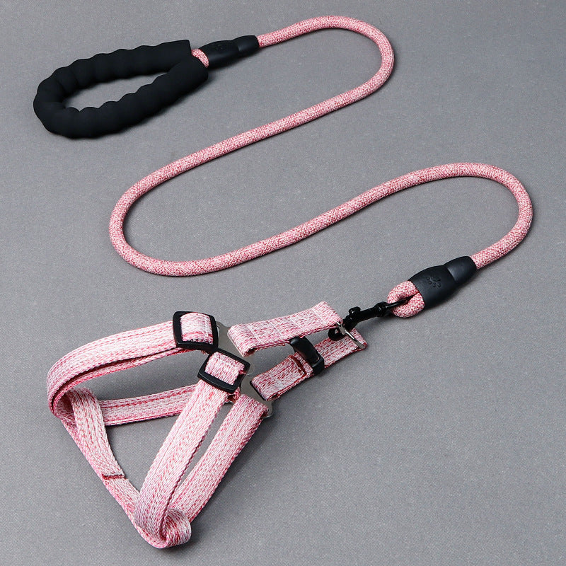 Adjustable Dog Harness and Leash Set for Easy Walks