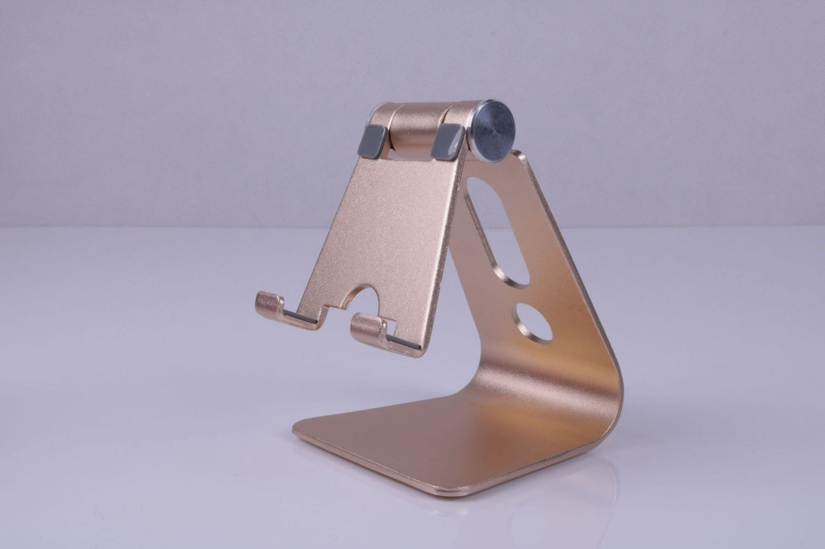 Adjustable Metal Phone Stand for Desk Hands-Free Viewing