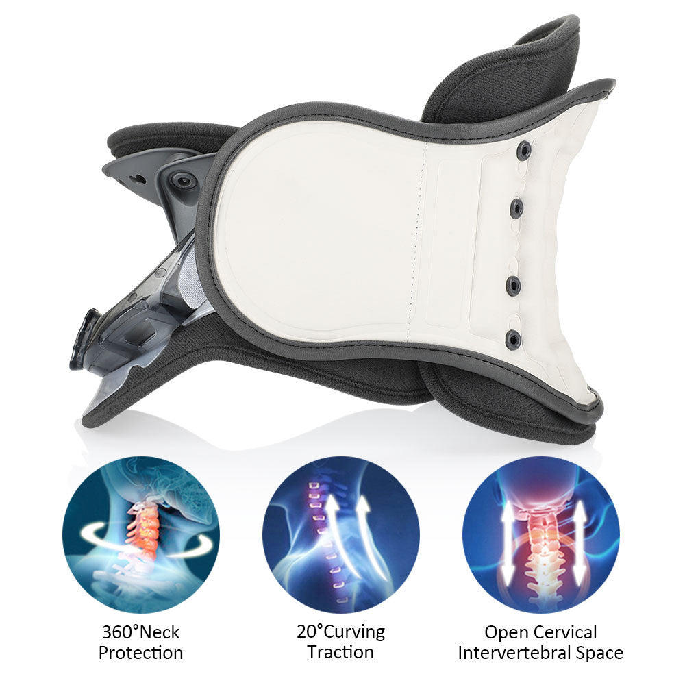 Inflatable Neck Traction Collar with Adjustable Support