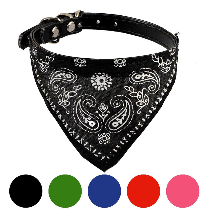 Adjustable Paisley Pet Bandana Collar for Dogs & Cats