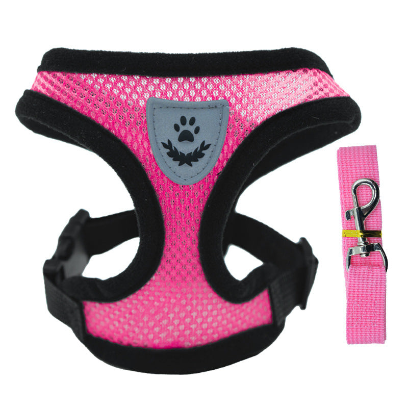 Adjustable Pet Harness Set for Small Dogs and Cats