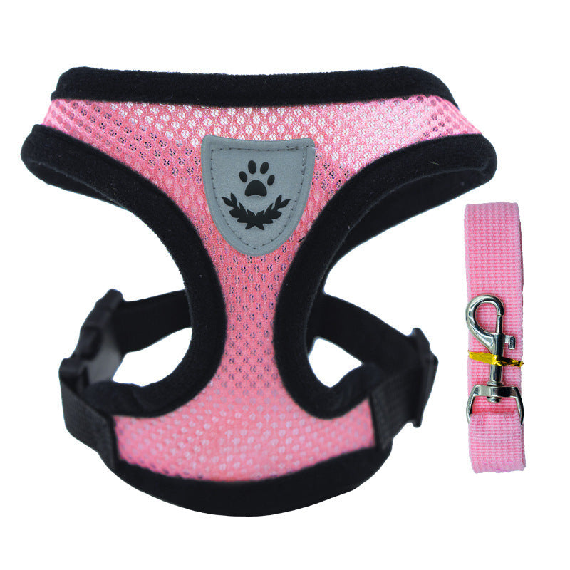 Adjustable Pet Harness Set for Small Dogs and Cats