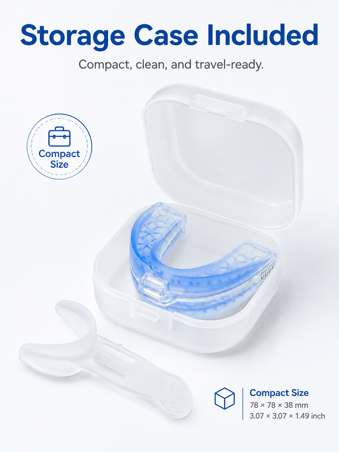 Silicone Anti-Snore Mouthpiece – Adjustable Night Guard
