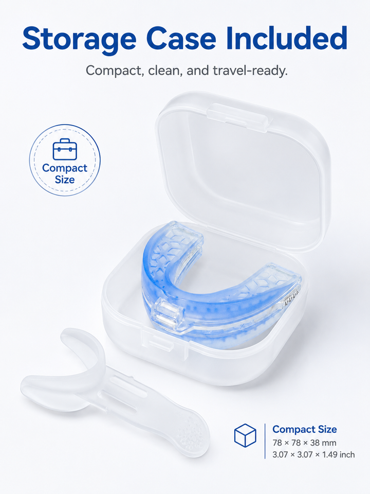 Silicone Anti-Snore Mouthpiece – Adjustable Night Guard