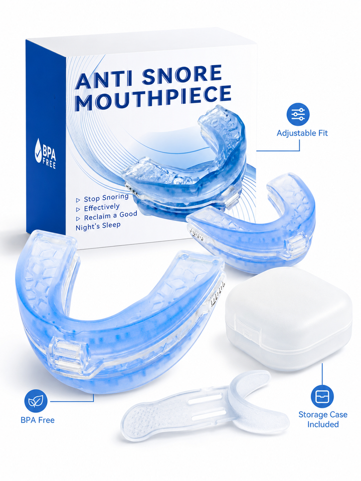 Silicone Anti-Snore Mouthpiece – Adjustable Night Guard
